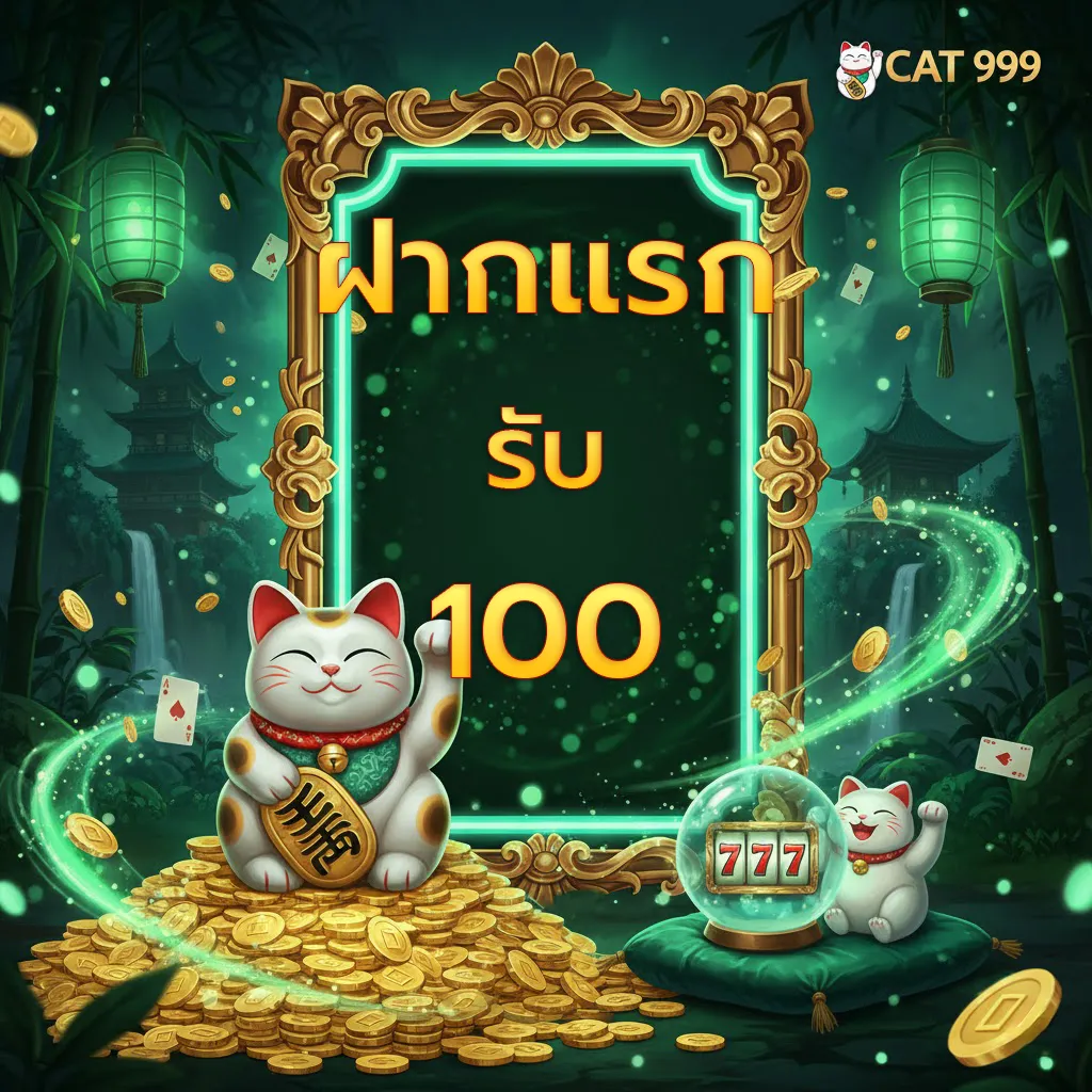 ฝากแรกรับ100